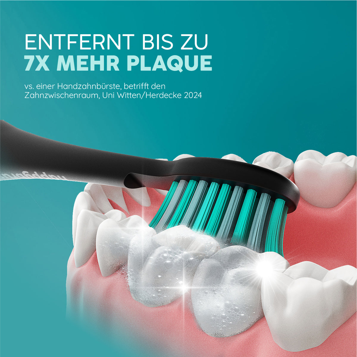 Aufsteckbürsten Eco Vibe 3+ | Black-Mint
